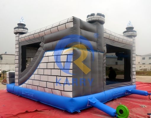 Dino Commercial Bouncy Inflatable Castle with Slide and Accessories Repair Kits