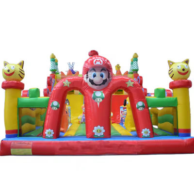 PORTABLE Commercial Inflatable Bouncer Air Jumping Castle Design Mario Playground Park