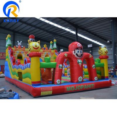 PORTABLE Commercial Inflatable Bouncer Air Jumping Castle Design Mario Playground Park