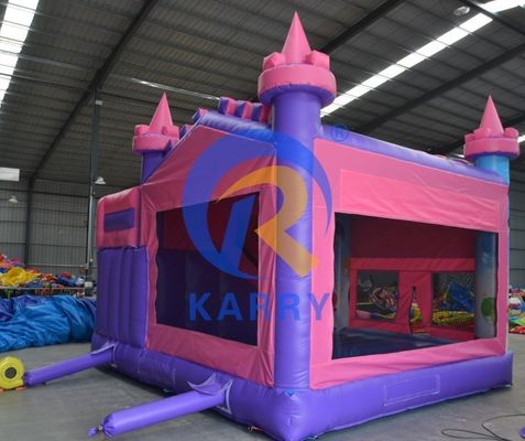 14 Years up PVC Birthday Party Inflatable Jumping Castle with Slide 5*5m and Accessories