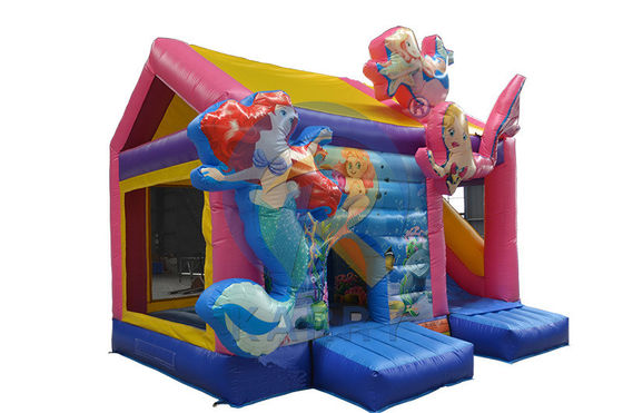 Blower Design Mermaid Bouncer Slide Combo 2023 Commercial Inflatable Bounce House