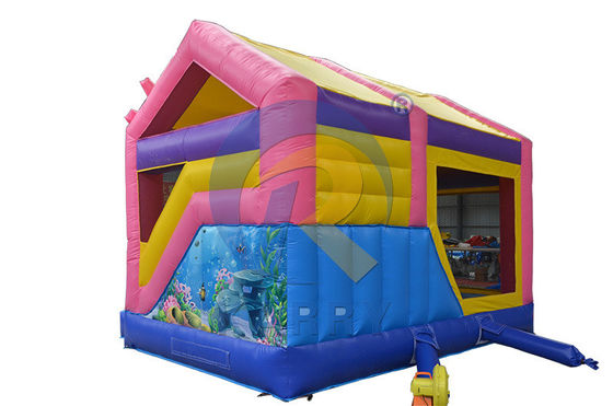 Blower Design Mermaid Bouncer Slide Combo 2023 Commercial Inflatable Bounce House