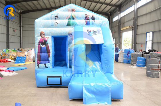 CE Standard Inflatable Bouncer Slide Combo for Party Frozen Theme Jumping Castle
