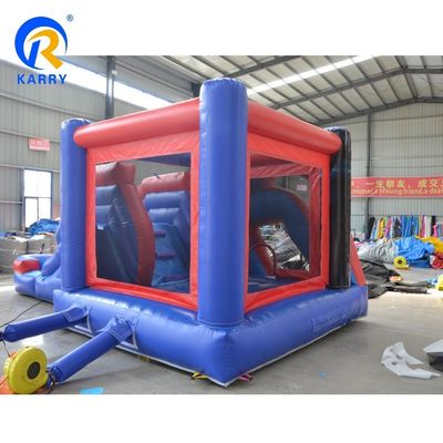 Customizable Outdoor and Indoor Kids' Spiderman Inflatable Bounce House with Slide