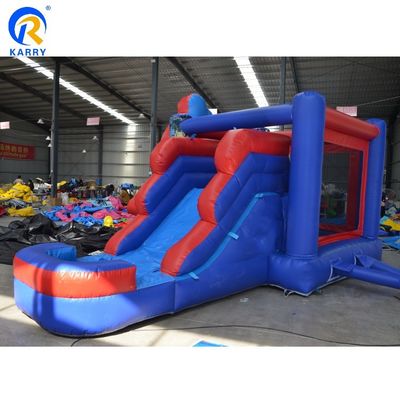 Customizable Outdoor and Indoor Kids' Spiderman Inflatable Bounce House with Slide