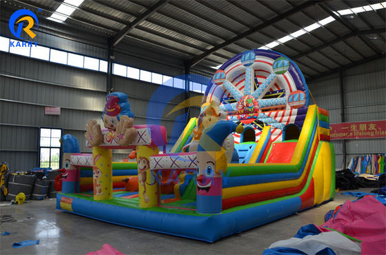 Customized Color Unisex Inflatable Ferris Wheel Bouncy Castle Trampoline for Commercial