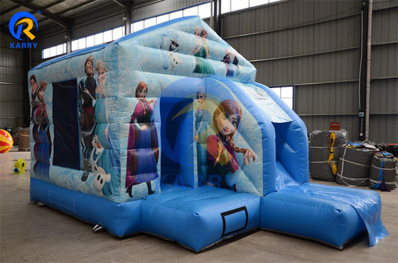 Commercial Inflatable Bounce House Combo Slide Portable Frozen Castle for Fun Parties
