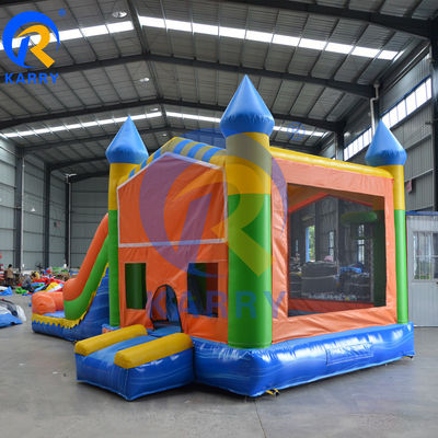 EN71/EN14960 Certified Wet and Dry Unisex Water Blow Up Castle Bounce House with Slide