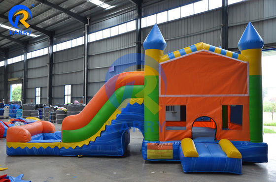EN71/EN14960 Certified Wet and Dry Unisex Water Blow Up Castle Bounce House with Slide