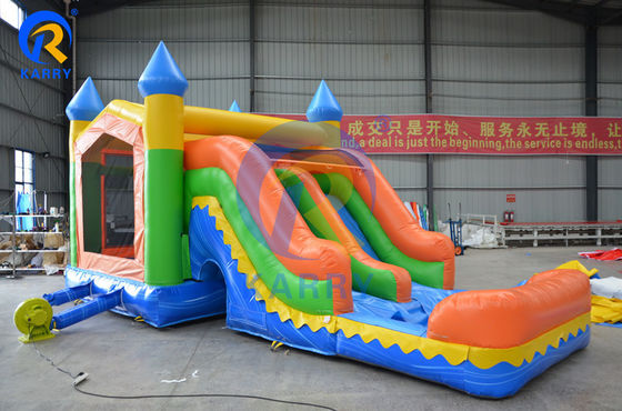 EN71/EN14960 Certified Wet and Dry Unisex Water Blow Up Castle Bounce House with Slide