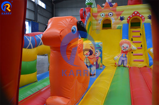 Customized Color Commercial Grade Outdoor Inflatable Mario Theme Bouncer Slide Combo