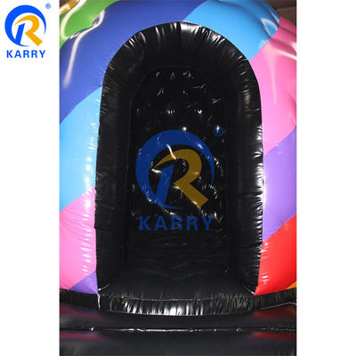 Commercial Kid Trampoline Disco Dome Bouncy Castle Inflatable Castle with Light Music