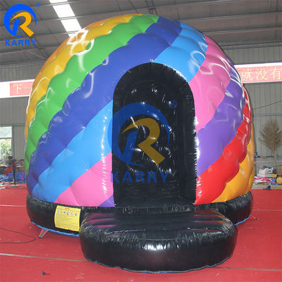 Commercial Kid Trampoline Disco Dome Bouncy Castle Inflatable Castle with Light Music