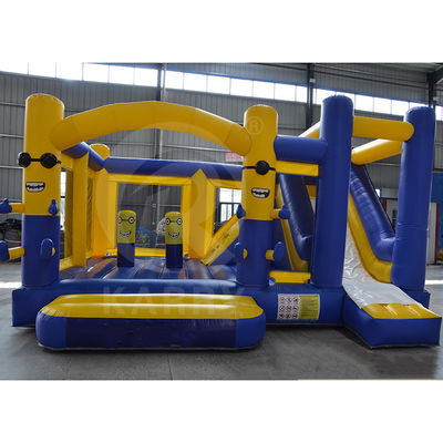 PORTABLE Outdoor Commercial Bouncy Inflatable Slide Bounce House with Client's Logo