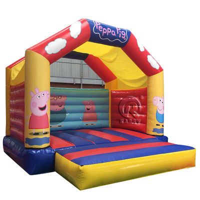 Mini PVC Inflatable Home Bouncy Castle with Children's Favorite Cartoon Characters