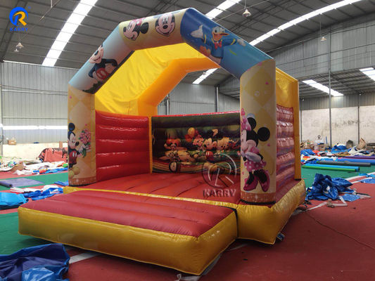 Mini PVC Inflatable Home Bouncy Castle with Children's Favorite Cartoon Characters