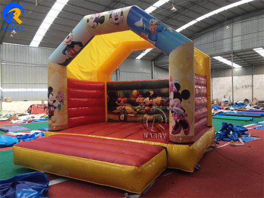 Mini PVC Inflatable Home Bouncy Castle with Children's Favorite Cartoon Characters