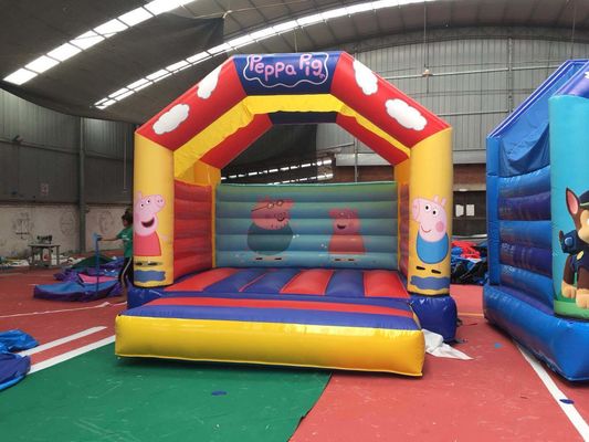 Mini PVC Inflatable Home Bouncy Castle with Children's Favorite Cartoon Characters