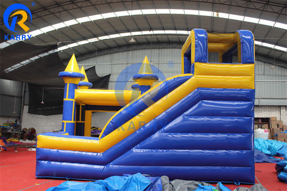 Jumping Inflatable Cartoon Bouncy Castle with Slide House Outdoor Obstacle Bouncer