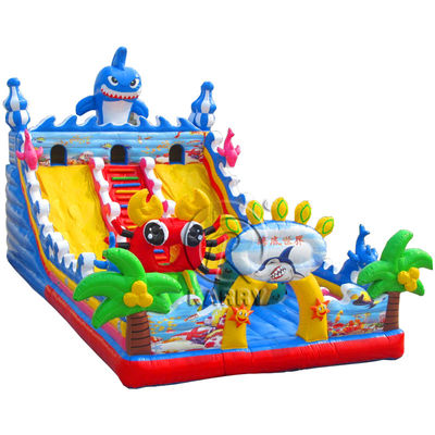 Customise Sea World Fun City Inflatable Playground for Kids Large Bouncy Castle