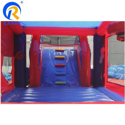 Customized Color Inflatable Jumping Castle Spiderman Bouncy Castle with Slide Combo