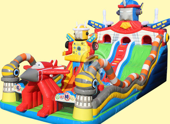 14 Years up Crazy Ferris Wheel Inflatable Fun City Bouncy Castle with Animal Theme Park
