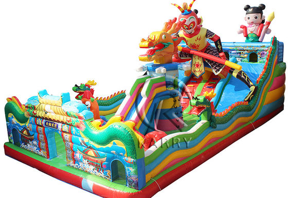 Customized Color Moonwalk Bouncer Blow Up Bounce for Children in Amusement Theme Park