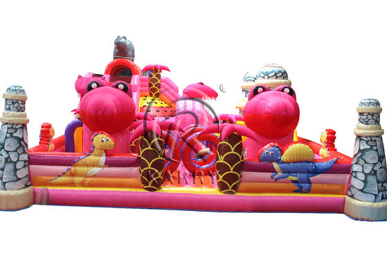 Customized Color Moonwalk Bouncer Blow Up Bounce for Children in Amusement Theme Park