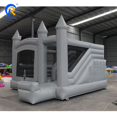 Customized Color Inflatable Bouncer Portable White Jumping Castle for Outdoor Parties