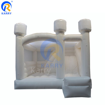 Customized Color Inflatable Bouncer Portable White Jumping Castle for Outdoor Parties