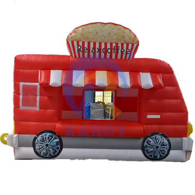 Certificate EN71/EN14960/CE Inflatable Food Truck Pizza Bouncy House for Advertising