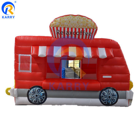 Certificate EN71/EN14960/CE Inflatable Food Truck Pizza Bouncy House for Advertising