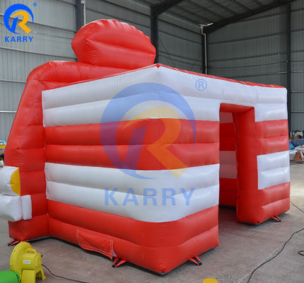 Certificate EN71/EN14960/CE Inflatable Food Truck Pizza Bouncy House for Advertising