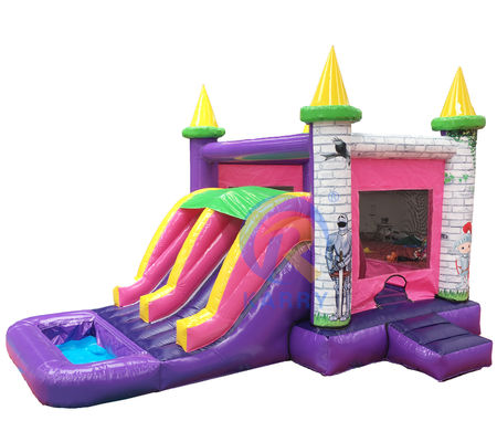 14 Age Range Inflatable Bouncy Bounce at Home Jumping Castle with Slide