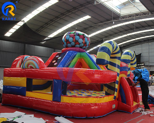 Certificate EN71/CE Inflatable Castle Slide Combo Jumping Bouncy Castle with Slide