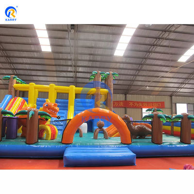 Outdoor Playground Portable Inflatable Dry Slide Jumping Bouncy Castle for Fun City