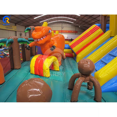 Outdoor Playground Portable Inflatable Dry Slide Jumping Bouncy Castle for Fun City