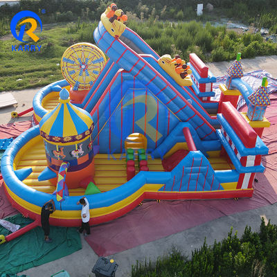 Large Inflatable Bouncer Jump Bouncing Castle Slide for Unisex Joy City Water World