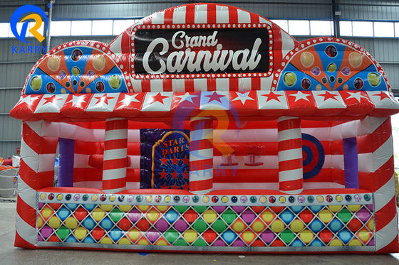 Customized Color Inflatable 5-in-1 Carnival Game Bouncer Castle for Playground Park