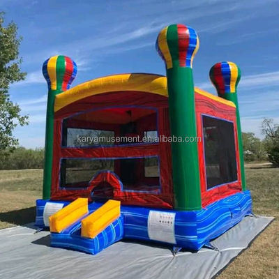 Customized Color Hot Air Balloon Inflatable Bouncer for Toddler in Commercial Grade