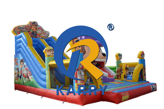 Party Bounce House Combo Inflatable Bouncer Slide with Jumping Castle Waterslide and Repair Kits