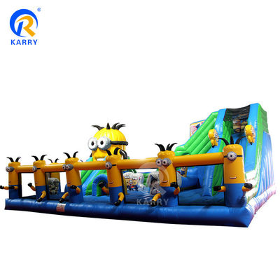 Water Jumping Castle With Slide inflatable bouncer latest obstacle for 14 Years up