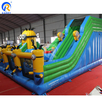 Water Jumping Castle With Slide inflatable bouncer latest obstacle for 14 Years up