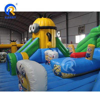 Water Jumping Castle With Slide inflatable bouncer latest obstacle for 14 Years up