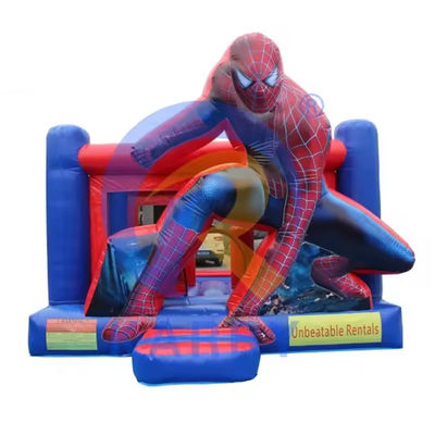 Max Capacity 100kg Outdoor Commercial Kid Spider Man Inflatable Jumper Castle for Home