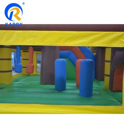 Outdoor Entertainment Captain Pirate Air Jumper Inflatable Bouncy Castle with Slide