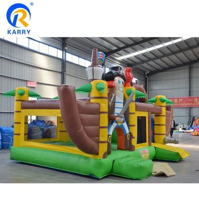 Outdoor Entertainment Captain Pirate Air Jumper Inflatable Bouncy Castle with Slide