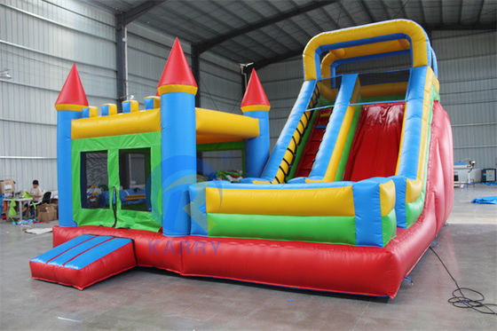Client's Logo Inflatable Water Slide Bouncy Castle Combo for 14 Years up Outdoor Play