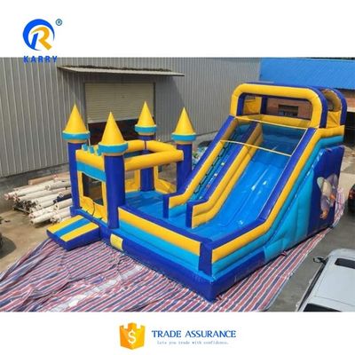 Features PORTABLE 2022 Outdoor Playground Big Water Slide with Inflatable Bounce House