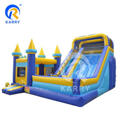 Features PORTABLE 2022 Outdoor Playground Big Water Slide with Inflatable Bounce House